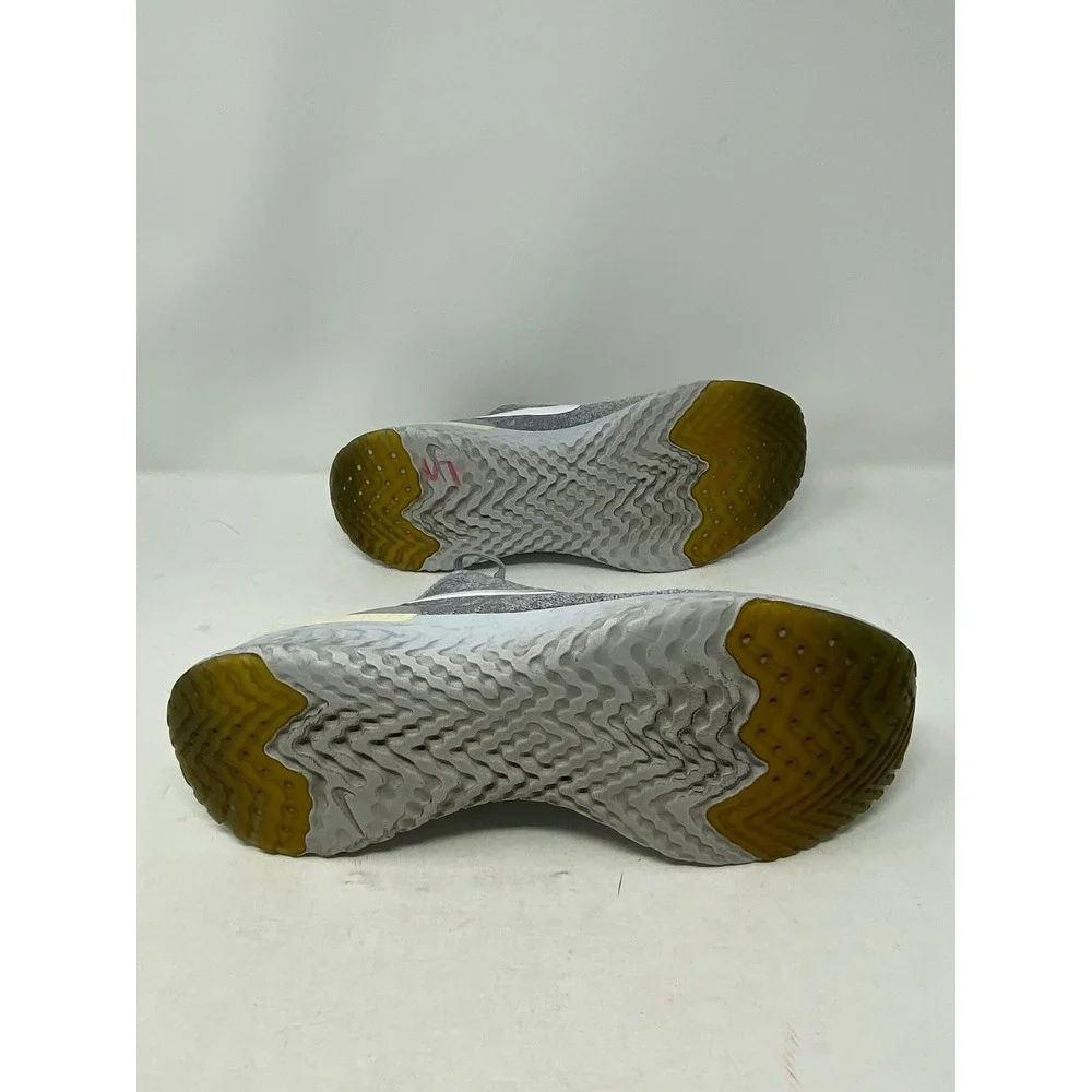 Nike Epic React Flyknit Wolf Grey Mens Running Shoes AQ0067-002 Size 12